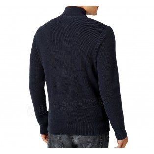 TOMMY HILFIGER SWETER MESKI NA ZAMEK_FULL ZIP GRANAT